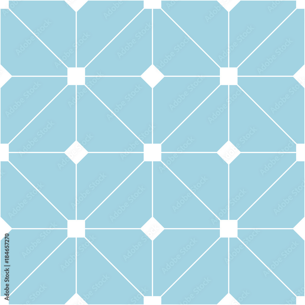 Navy blue and white geometric ornament. Seamless pattern Navy blue and white geometric ornament. Seamless pattern