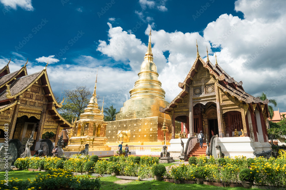 Wat Pra Sing temple, Chiang Mai Thailand.