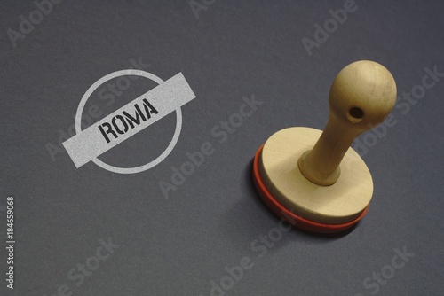 ROMA - Bilder mit Wörtern aus dem Bereich Rassismus, Wort, Bild, Illustration photo