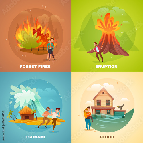 Natural Disasters Design Concept