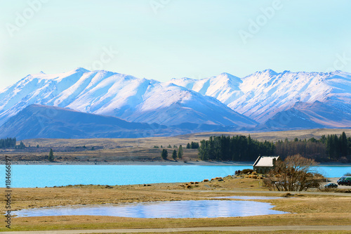 Tekapo lake in NZ