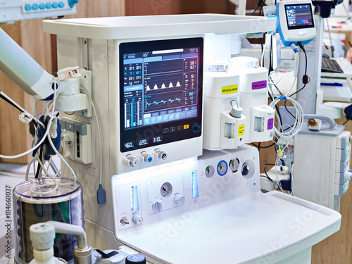 Inhalation anaesthetic machine photo