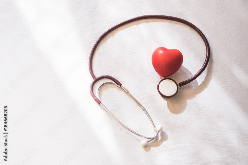 Heart and stethoscope for medical health check-up. Healthcare concept. Heart and stethoscope for medical health check-up. Healthcare concept.