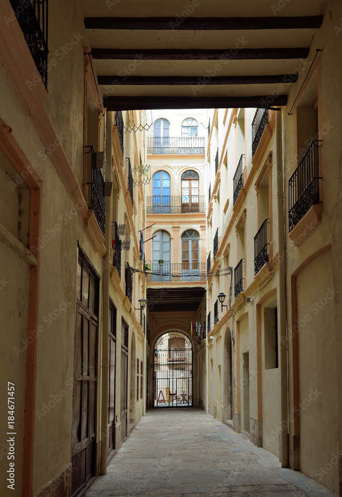 Typical passage in Tortosa
