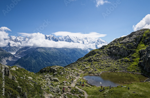 Fototapeta Naklejka Na Ścianę i Meble -  massif du mont blanc