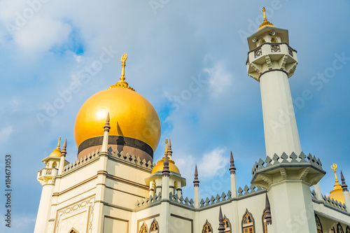 Masjid Sultan at Mosque street in Singapore