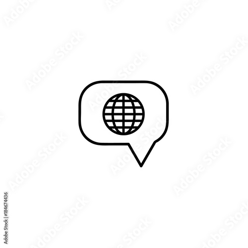 Vector choose or change language icon Vector illustration, EPS10