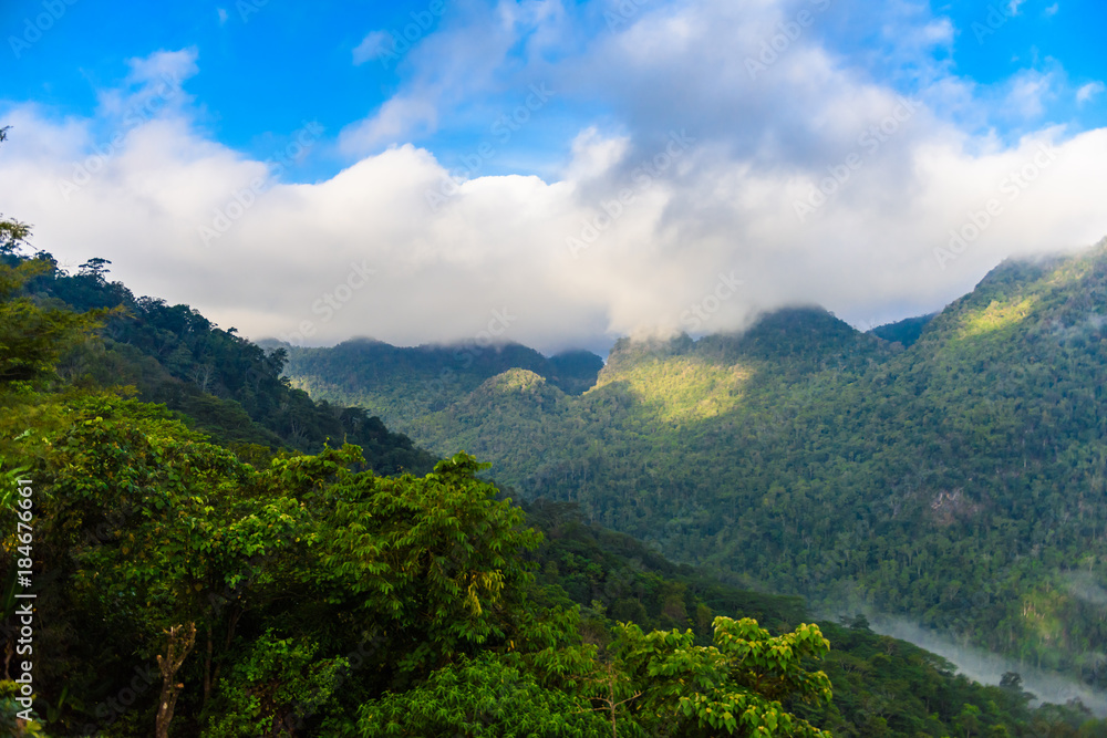 view from Sui Thang viewpoint at Angkhang mountain