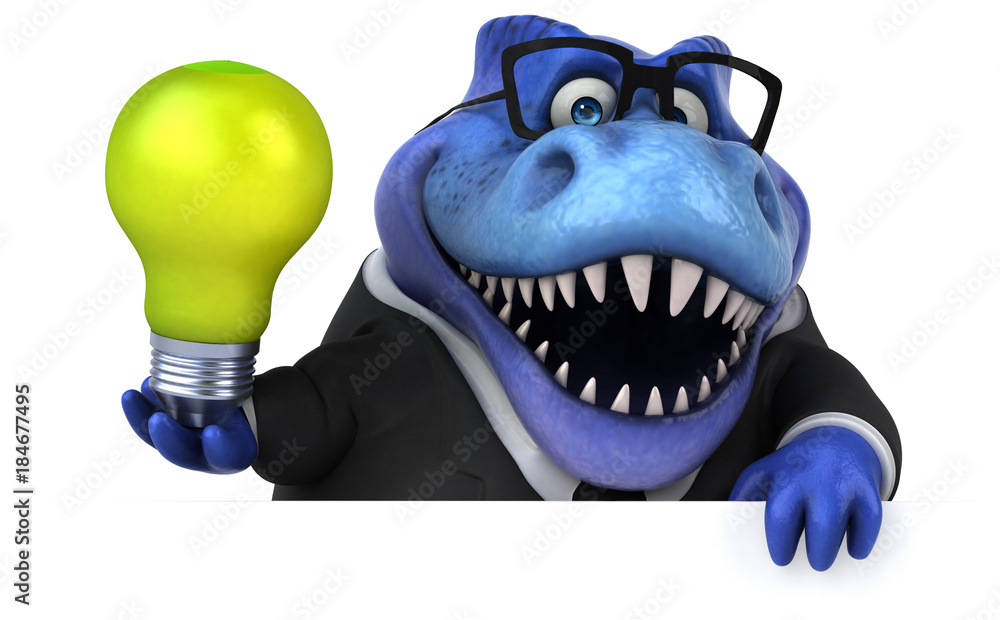 Fun Trex - 3D Illustration Fun Trex - 3D Illustration