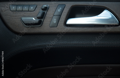   Car interior details on doors © aleksashka_89