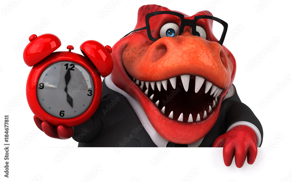 Fun Trex - 3D Illustration Fun Trex - 3D Illustration
