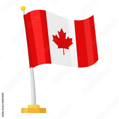 Canada waving flag