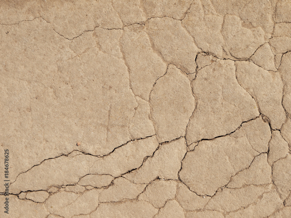 Obraz premium crack on ground texture
