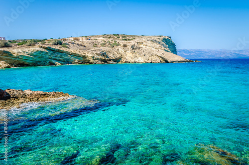 Obraz na plátně Emerald beaches of Naxos, Greece