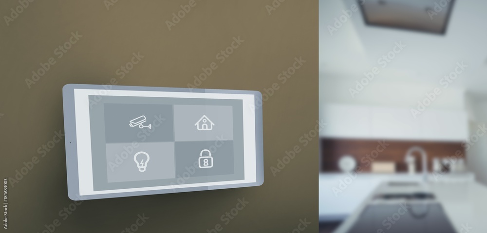 Composite image of screen of digital tablet Composite image of screen of digital tablet