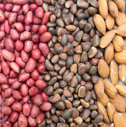 mixed nuts background