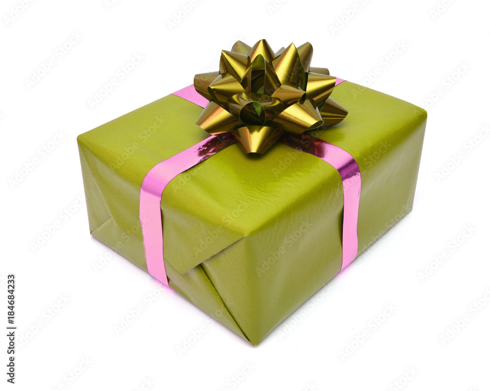 Obraz premium Gift box on white background