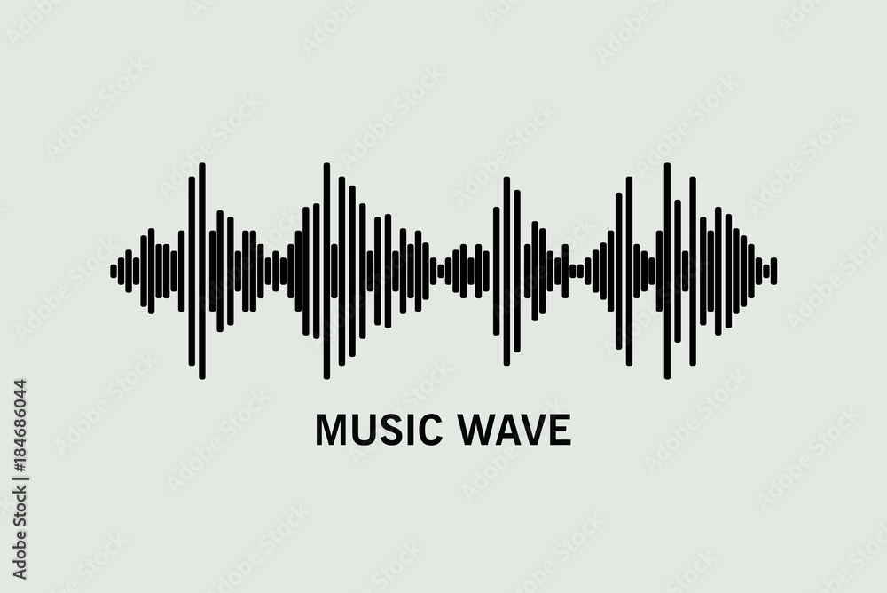 Black music wave.