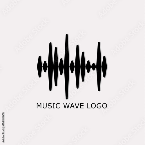 Music wave logo