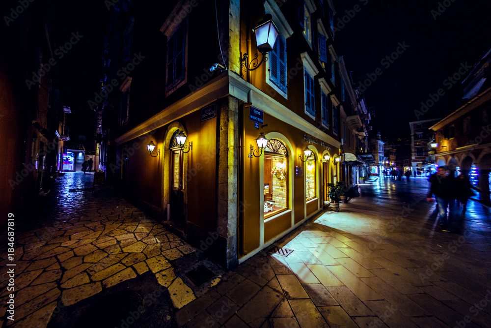 Corfu Town - Kerkyra by night