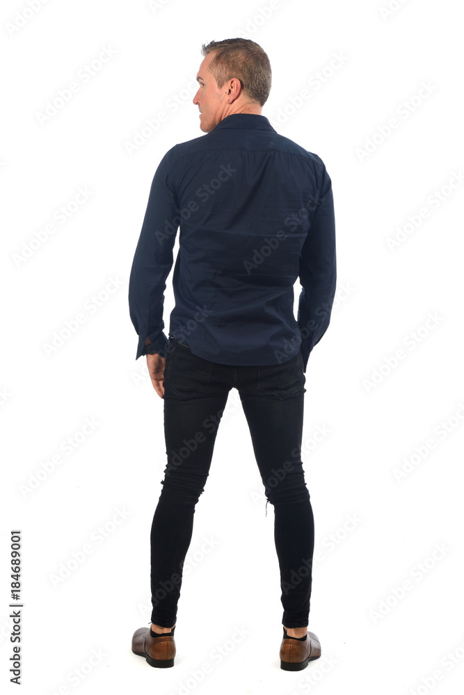 portrait of a man on white background portrait of a man on white background