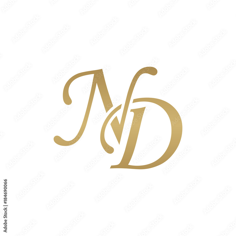 ND Logo Design Vector Graphic by xcoolee · Creative Fabrica