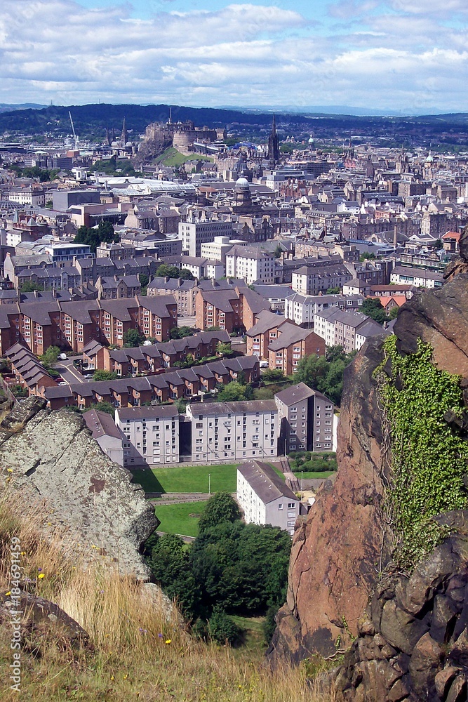 Edinburgh from Salisbury Crags.