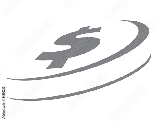 Money coin logo
