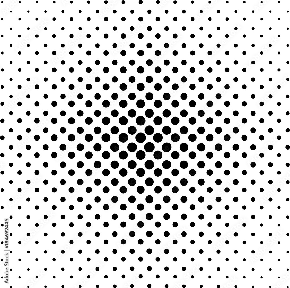 Abstract black and white dotted background Abstract black and white dotted background