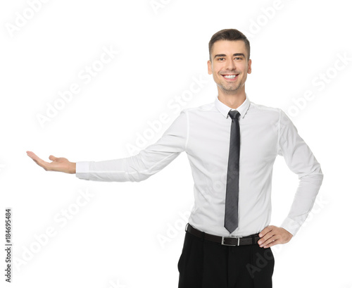 Attractive young man in for...