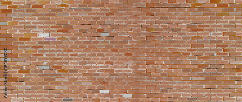 Brown brick wall old background illustration vector