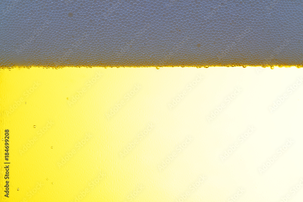 close up of beer water and bubble background. close up of beer water and bubble background.