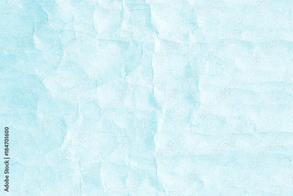 Obraz premium Crumpled light blue paper texture