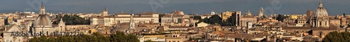 Roma, Italia. Veduta della città dall'alto. Convento dei Filippini e Chiesa Nova