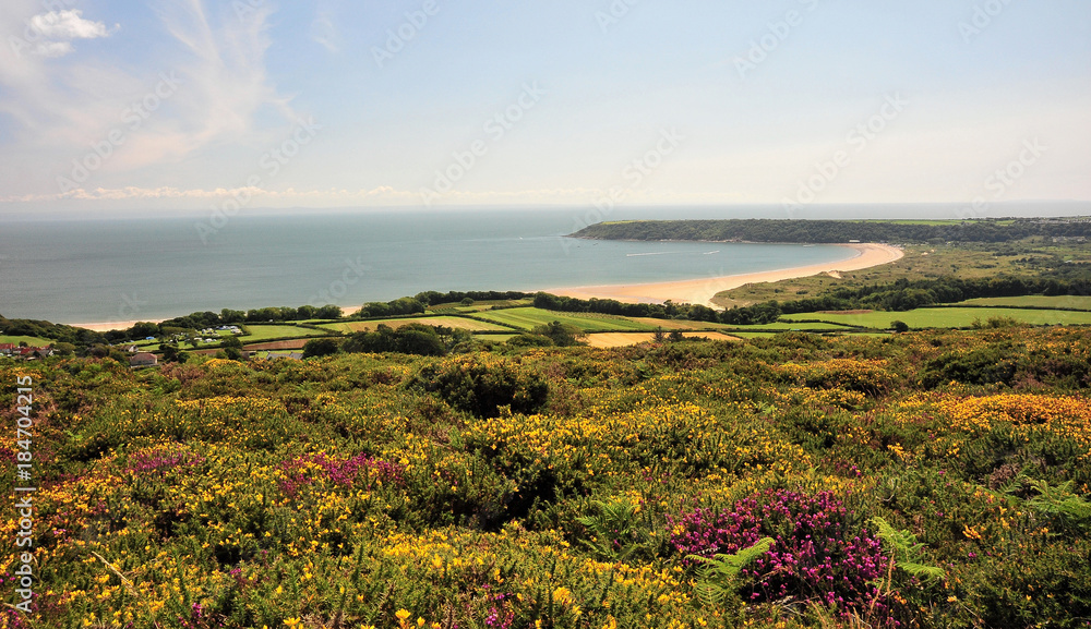 Oxwich Bay Gower Wales UK Oxwich Bay Gower Wales UK