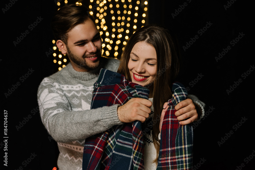 So happy to have her man warming her in wintertime So happy to have her man warming her in wintertime