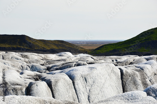 Il mare dal ghiacciaio del Vatnajokull
