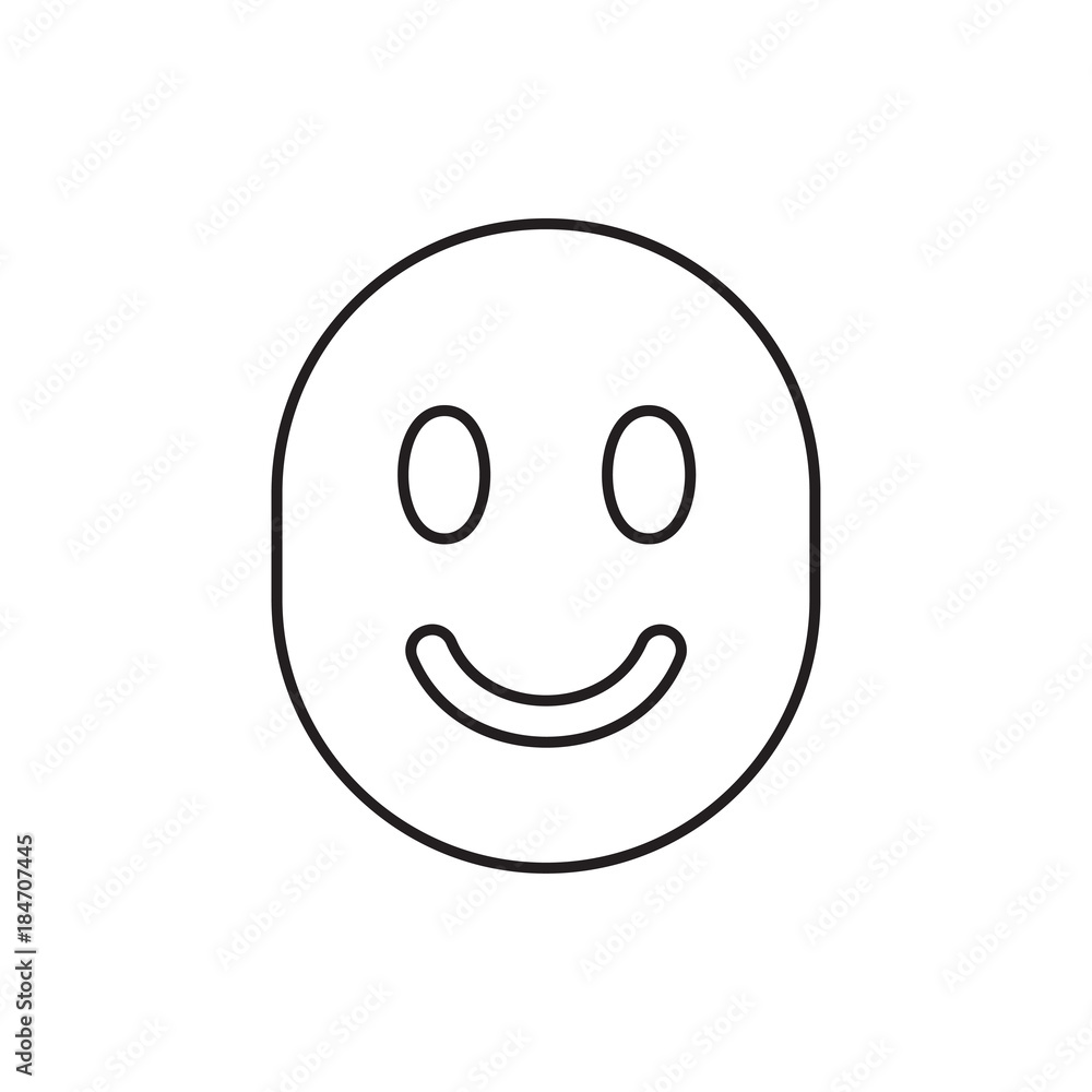 smiling emoticon icon illustration smiling emoticon icon illustration