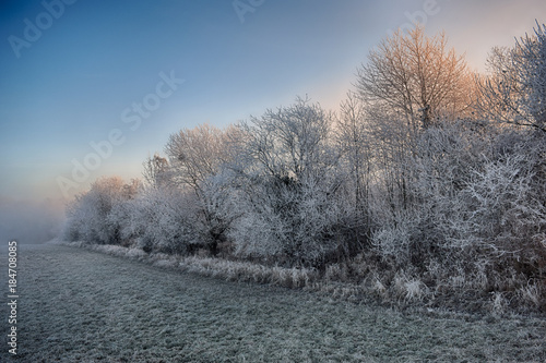 Sonnenaufgang im Winter
