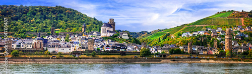 travel in Germany - cruise over Rhine valley - pictorial town Oberwesel
