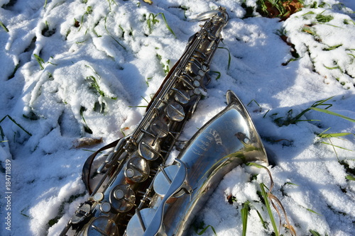 Billede på lærred Sax