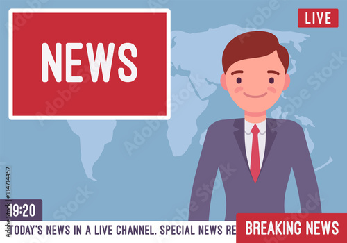 TV news anchorman
