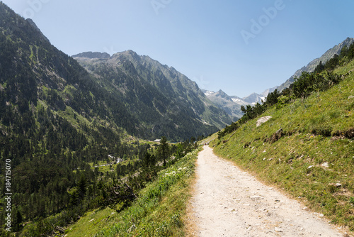 Walking at the French Pyrenees.