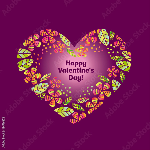 Valentine decorative elemen...