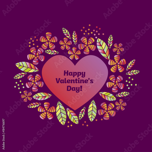 Valentine decorative elemen...