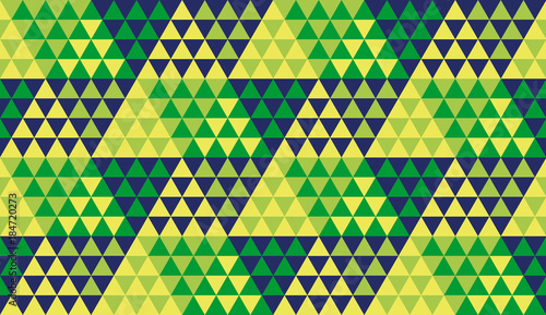 Green color mosaic decorati...