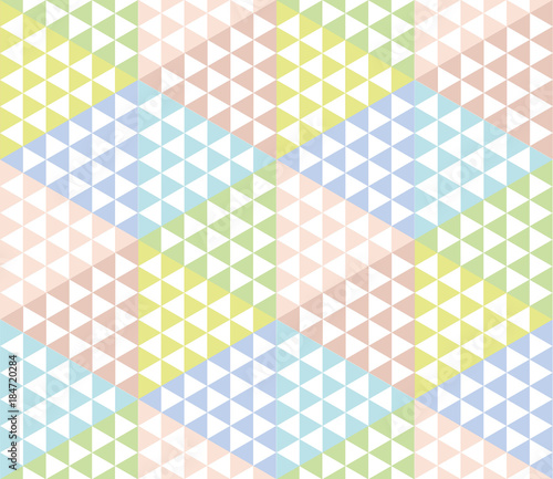 Pastel color mosaic decorat...