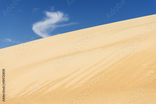 Sanddunes at the Egyptian Western desert near Baharia oasis