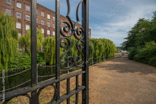 Path along the River Wensum in Norwich photo