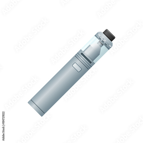 vector mechanical mod vape illustration.